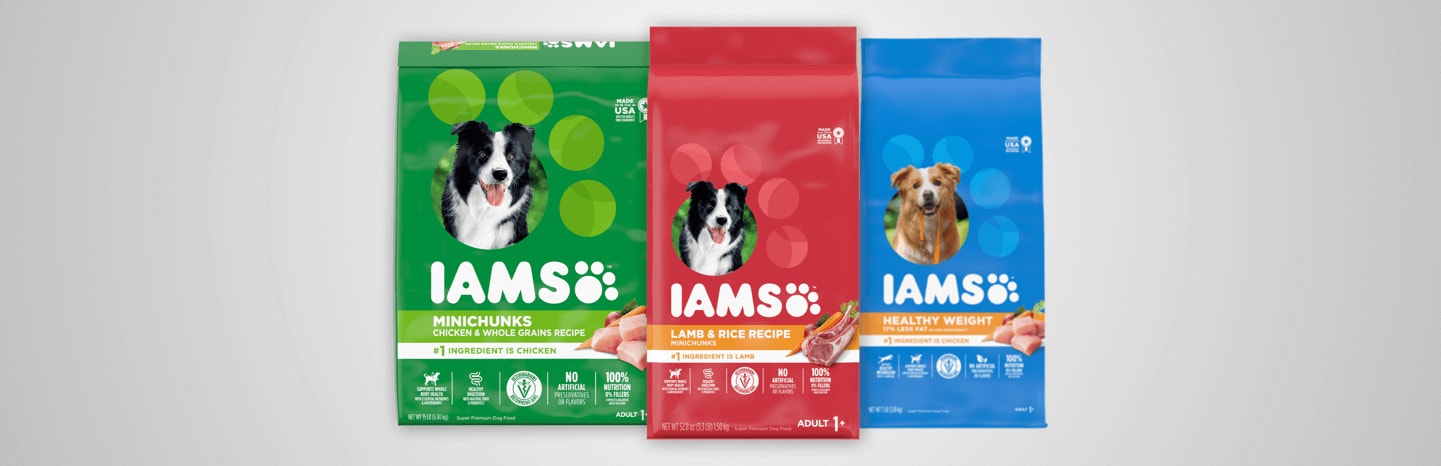cuanto dura la comida para perros iams